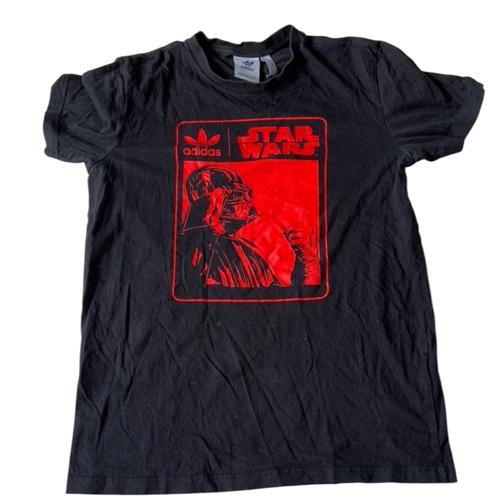Adidas Star Wars Mens Shirt Black Size Medium Darth Vader - Picture 2 of 5